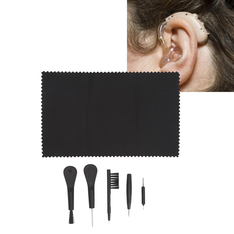 Sound Aid Cleaning Kit Professional Black Sound Amplifier Vent Cleaner