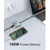 JESWO Adaptador USB C a HDMI, 3 en 1 Adaptador