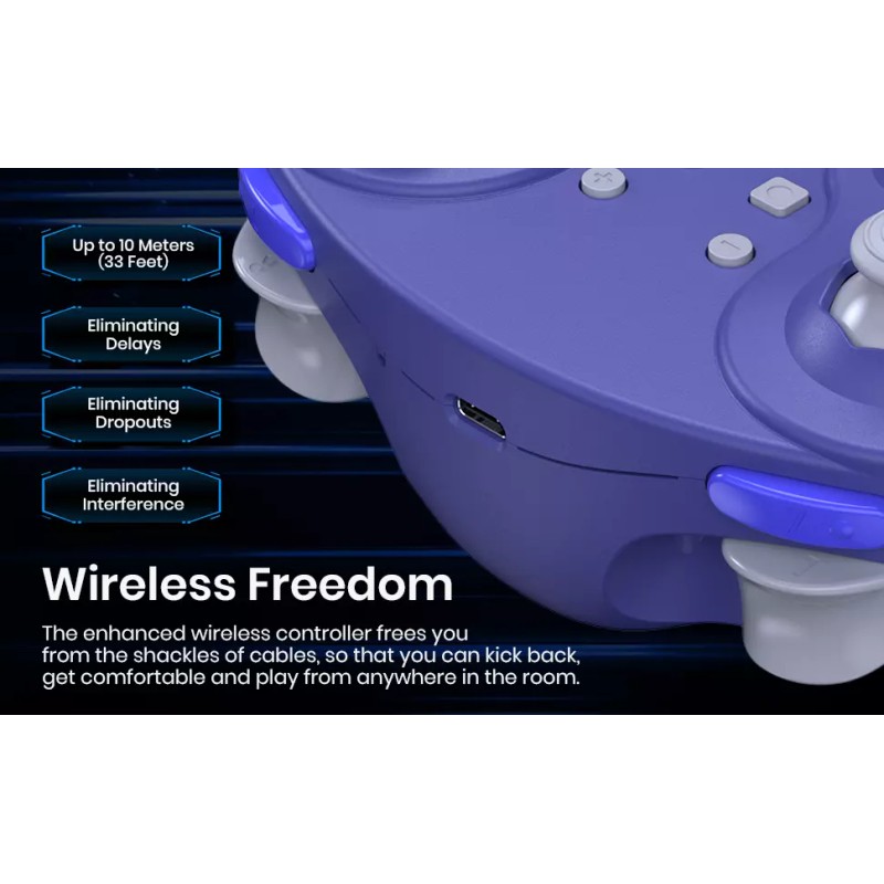 Unbranded Wireless GameCube Controller 2.4GHZ Remote NGC Game Joystick Controller