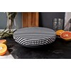 NUTS NULD12 Bowl Cover, Black Stripe, Set of 3, Tableware