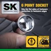 #LaborDay SK 1/4" Drive Socket Set, SuperKrome Finish, Premium CR-V