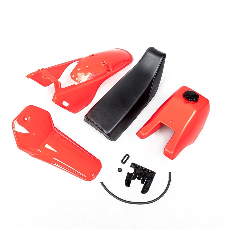 SUNQIAO PW80 Plastic Kit, Tank Seat Gas Cap Petcock for