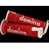 Domino "A450" Sportbike Grips (Red/White) (Open)