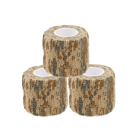 SEADESKY Camouflage Tape Wrap 5CM x 4.5M Camo Form (Pack of 3) (Camouflage4)