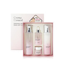 Jaminkyung NEW 자민경 크레마카라콜 오리지날 프리미어 녹차 달팽이 4종 기프트 세트 NEW Jasmin Kyung Crema Caracol Original Premier Green Tea Snail 4-Type Gift Set