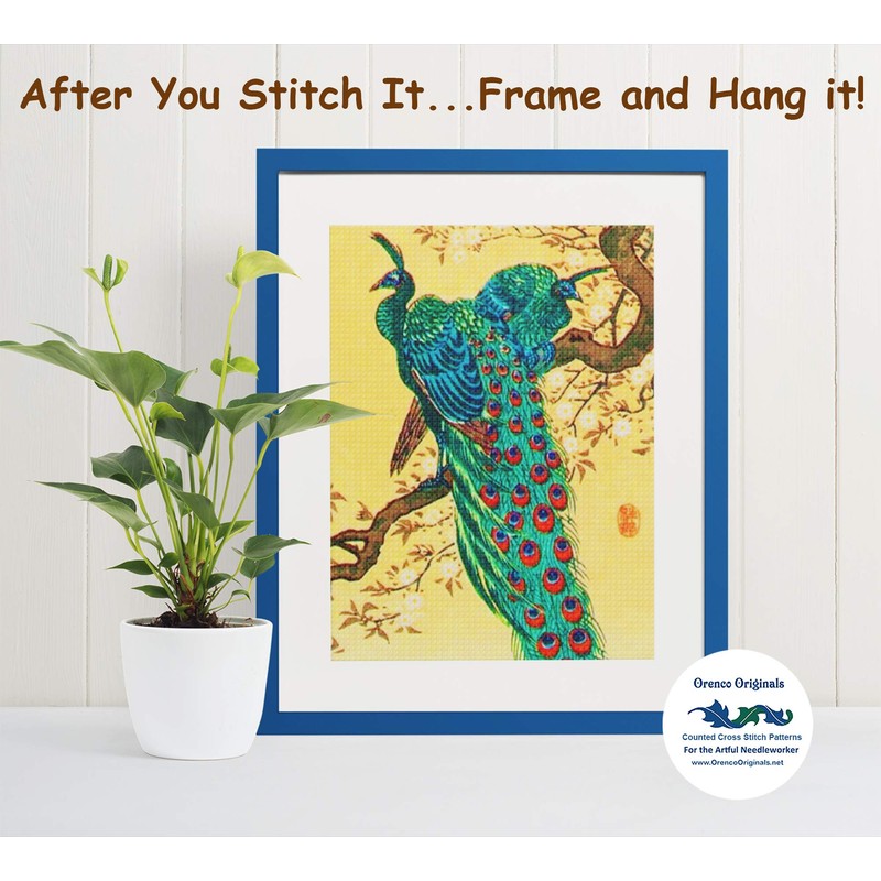 Rosehill Parakeet Birds John Gould Counted Cross Stitch Pattern