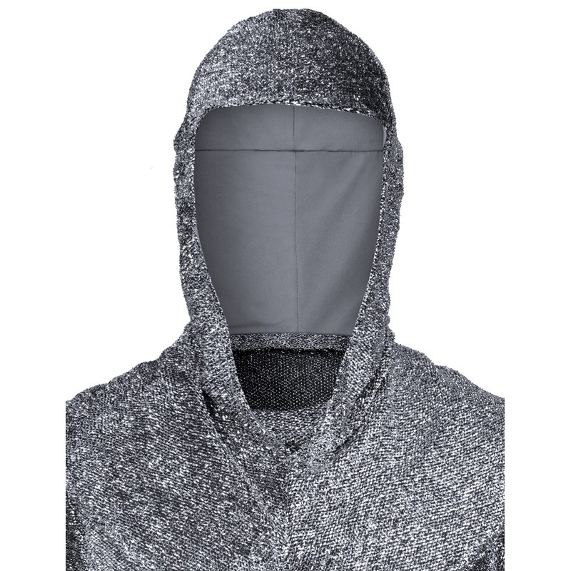 Irtysh Renaissance Faux Chain Mail Armor Tunic Shirt Coif Medieval