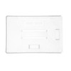 Karteo Card Holder Transparent Open [Pack of 1] ID Card