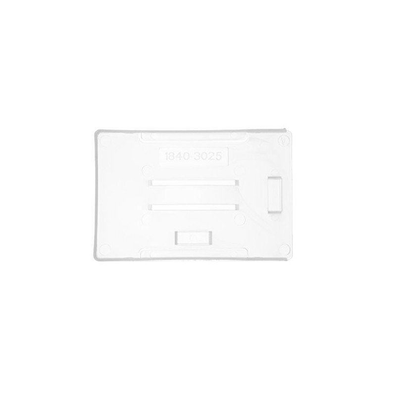 Karteo Card Holder Transparent Open [Pack of 1] ID Card