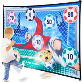 Soccer Gifts, Soccer Wall Mat with Football Ball, Boy Girl Toddlers Ages 3 4 5 6 7 8 Year Old