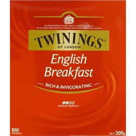 Twinings English Breakfast Tea Bags 100 pack