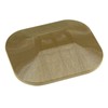 Natural, Flat Cap for Composite Fence Post of Plastic Eco