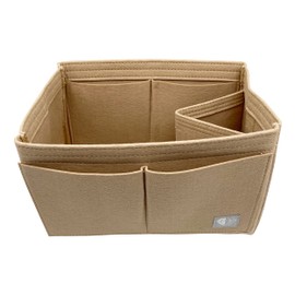 From HER Purse Bag Organizer Felt Insert Tote Shaper Fit Speedy Neverfull MM (BEIGE)