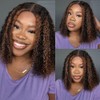 5x5 HD Lace Closure Wigs Human Hair 180% Density 1B/4