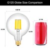 OMAYKEY 12W Dimmable Large LED Globe Bulb 100W Equivalent 1000