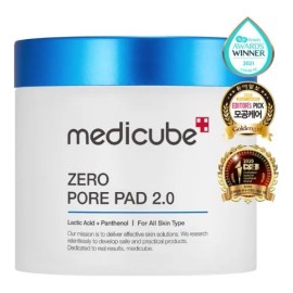 Medicube Zero Pore Pad 2.0, Pads Tónicos Reductores de Poros, 70 pzs