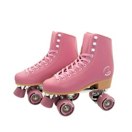 C SEVEN C7skates Cute Roller Skates for Girls and Adults (Lychee Punch, Women's 7 / Youth 6 / Men's 6)