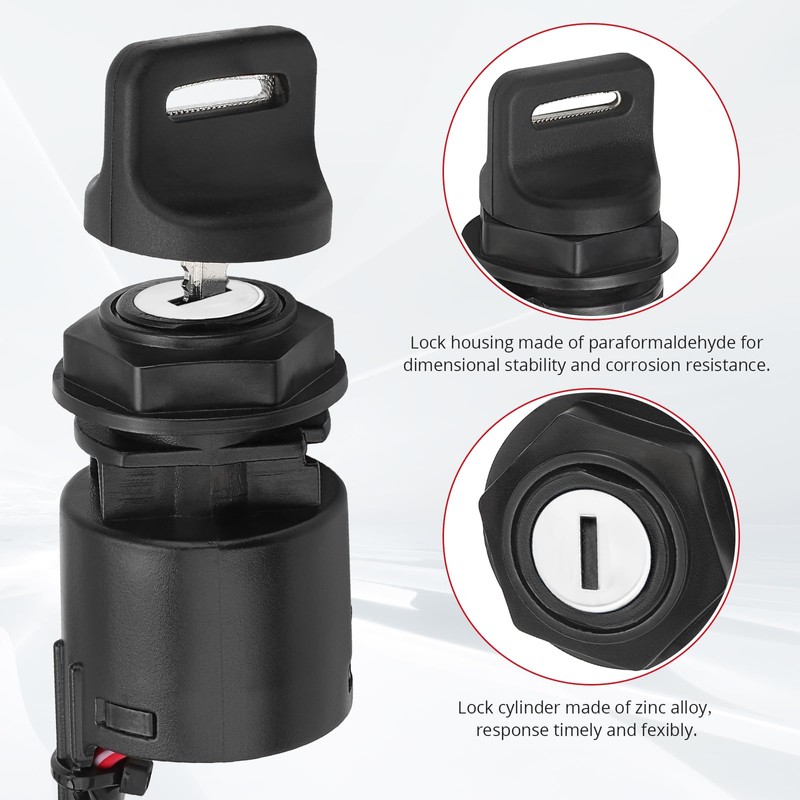 Compatible with Honda Pioneer 700 SXS700 Ignition Key Switch 35100-HL3-A01