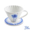 POWERTEc BLUE BREW BB1001 Ceramic Pour Over Coffee Dripper –