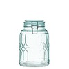 10 Strawberry Street Bleeker Glass Canister, Green, Set of 3