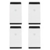 lyrlody Raised Bed Blocks, 4pcs Adjustable Furniture Risers with Screw