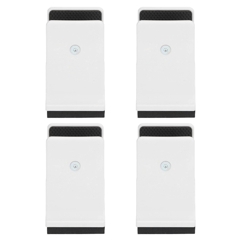 lyrlody Raised Bed Blocks, 4pcs Adjustable Furniture Risers with Screw