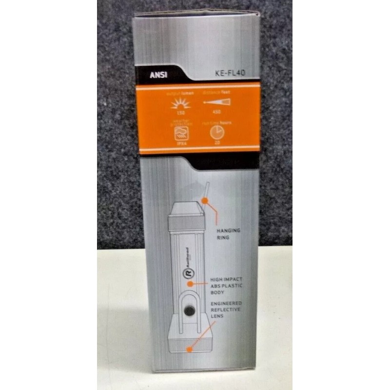 RAILHEAD NEW! RAILHEAD GEAR Handheld Flashlight: D Battery, LED, 7.75