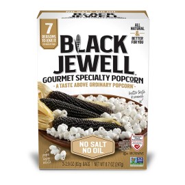 Black Jewell Hulless Microwave Popcorn 176 Ounce Natural Vegan Gluten Free
