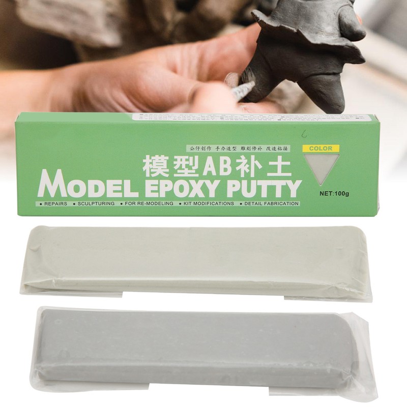 Model Repair AB Epoxy Quick Drying Putty 100g Fill Soil