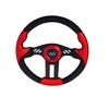 Huskey E-Z-GO Red Steering Wheel Black Brushed Spokes Carbon Fiber