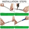 4PCS Golf Club Extension Shaft, Putter Extender Kit for Iron