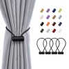 Pretty Jolly 4 Pack Magnetic Curtain Tiebacks 16 Inch Modern