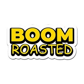 MightySkins Boom Roasted 24" Peel and Stick Wall Art Removable Cute Stylish Funny Cartoon Dorm Room Decor Sticker Vinyl Wall Decals