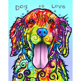 Pintoo Jigsaw Puzzles 2000 Piece for Adults - Dean Russo - Dog is Love Beautiful Plastic Puzzle for Home Decor Zero Dust Easy Storage [H2045]