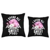 Sweat Pea Gardener Sweat Pea Flower Seeds Gardening Throw Pillow