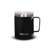 TRESSO Taza de Acero Inoxidable con Tapa 350 ml, Color