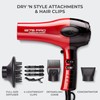 KISS 1875 Watt Pro Tourmaline Ceramic Hair Dryer, Styling Edition,