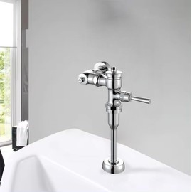 The nice design that 1.0 GPF manual flush valve, Hand control urinal flush valve, polished chrome urinal flushometer