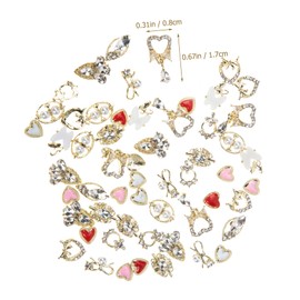 Vaguelly 60pcs Baroque Style Nail Charms DIY Nail Art Ornaments for Elegant Manicure Designs for Weddings Parties and Everyday Use Easy Application for Unique Styles