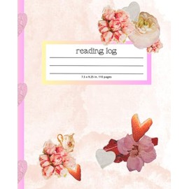 Reading Log Journal: Cute and Fun Floral Review Notebook for Book Readers