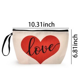 Small Cosmetic Bag Makeup Bags for Women Girls Birthday Gifts for Girlfriend Wife Anniversary Valentines Day Gifts for Her Fiancee Gifts for Couple Travel Makeup Bag Cosmetic Bags for Purse