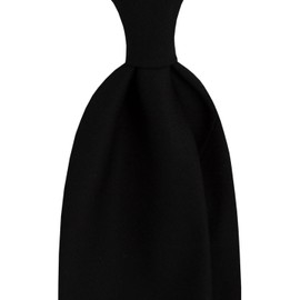 Mannergram European Solid Black Functional Fabric