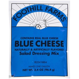 Foothill Farms Blue Cheese Dressing Mix, 3.4 Ounce -- 18 Case