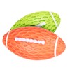 AUSCAT 2PCS Squeaky Dog Football Toy for Aggressive Chewers, Tough