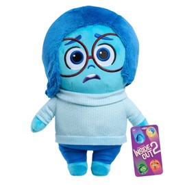 Just Play for Inside Out 2 Large Plush Characters | Anger | Joy | Sadness | Anxiety | Embarrassment (Sadness)