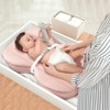 Baby Changing Pad with Waterproof & Wipe-Clean, Non-Slip Foldable PU
