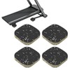 PATIKIL 4 Pcs Treadmill Mat Pads, 4x4x0.8 High Density Foam