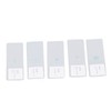 100pcs Microscope Slides Rounded Edge Plants Blank Microscope Slides for