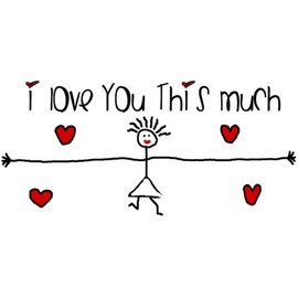 CafePress I Love You This Much Pillow Case Standard Size Pillowcase, Lumbar Pillow Cover Microfiber