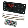 Reproductor Car Audio Mp3 Bluetooth 5.0 Usb Aux Fm 5v-12v